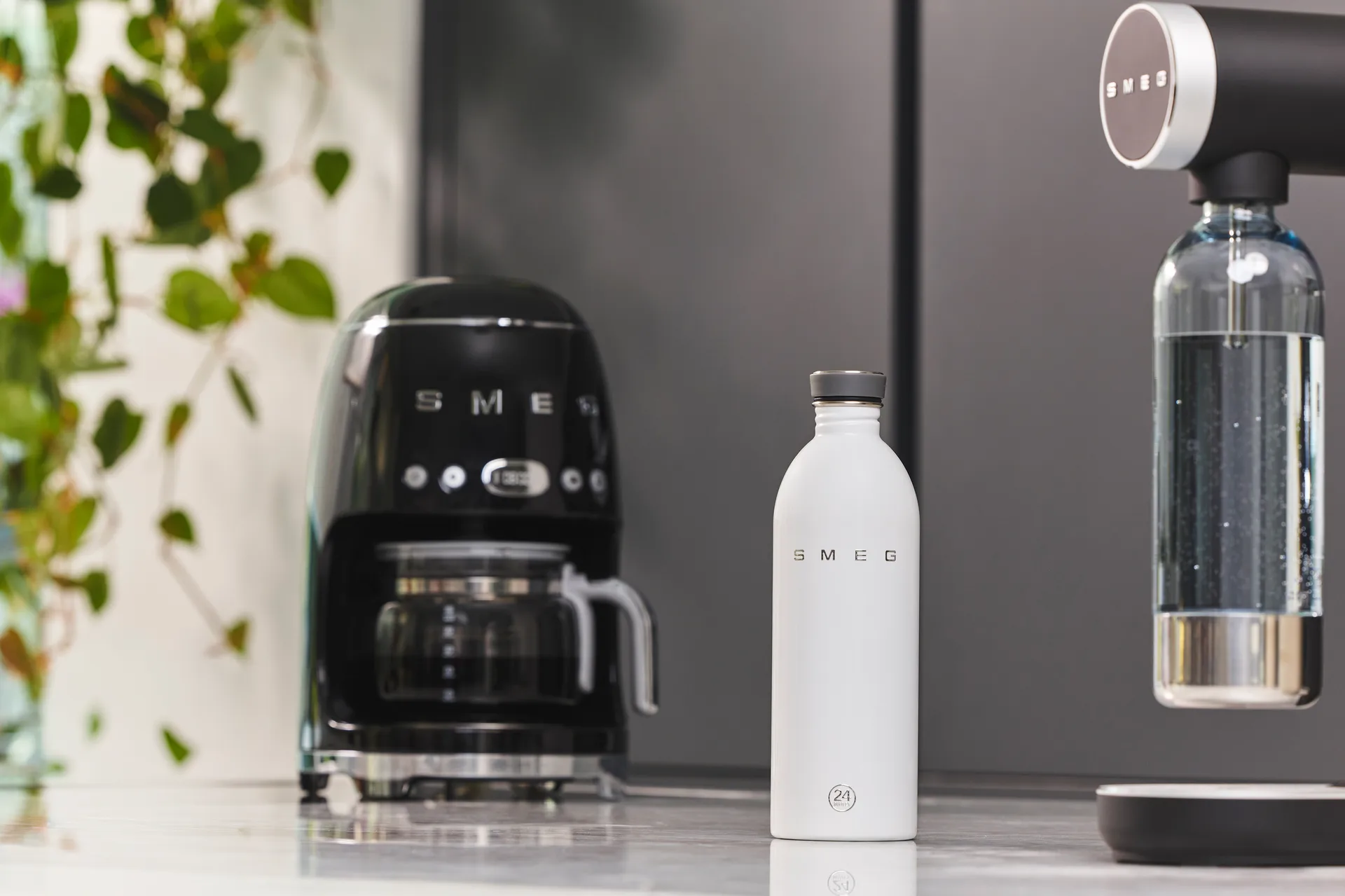 Smeg Clima termoflaske, Hvit, 1 L Smeg