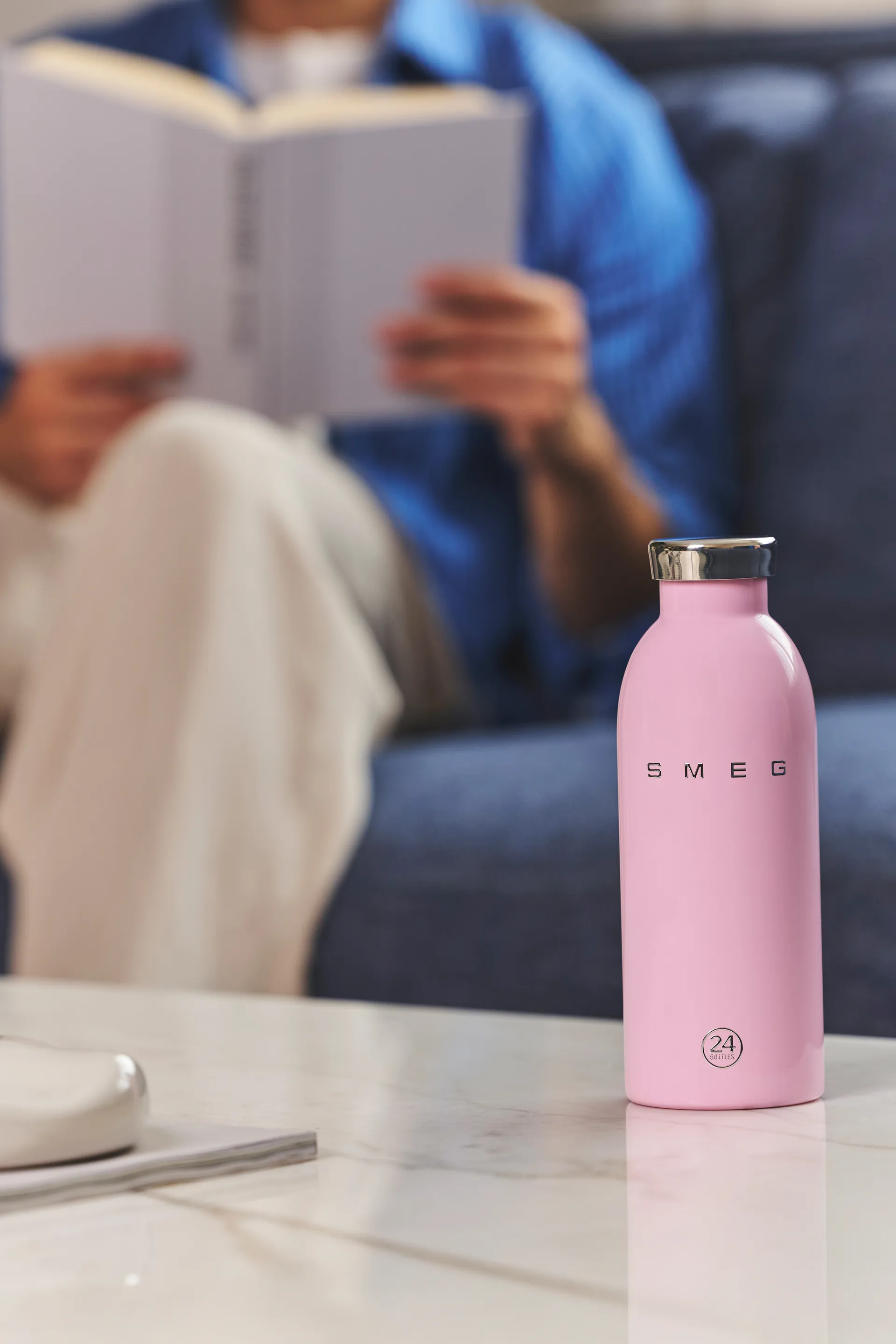 Smeg Clima termoflaske, Rosa, 0,5 L Smeg