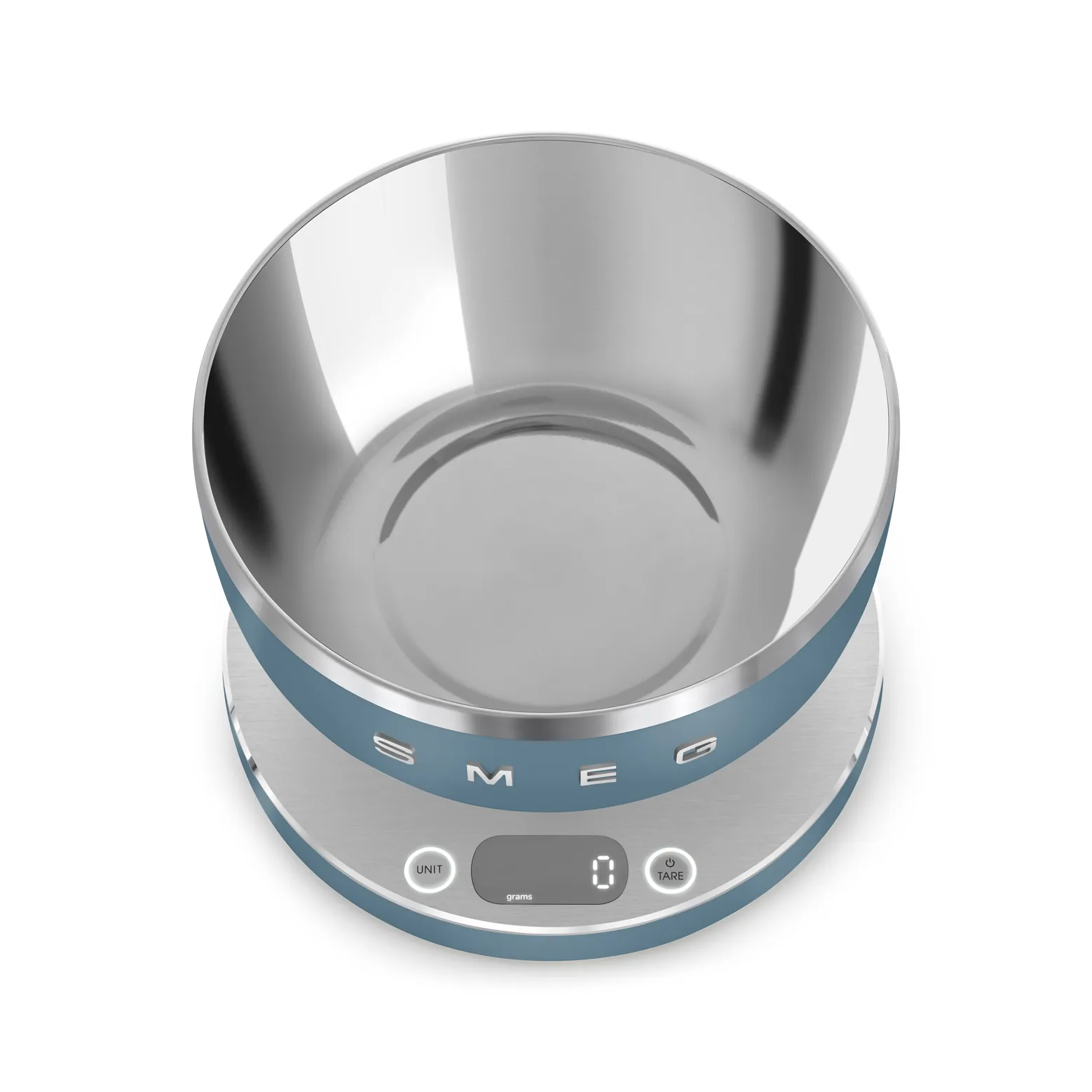 Smeg digital kjøkkenvekt, Storm blue Smeg