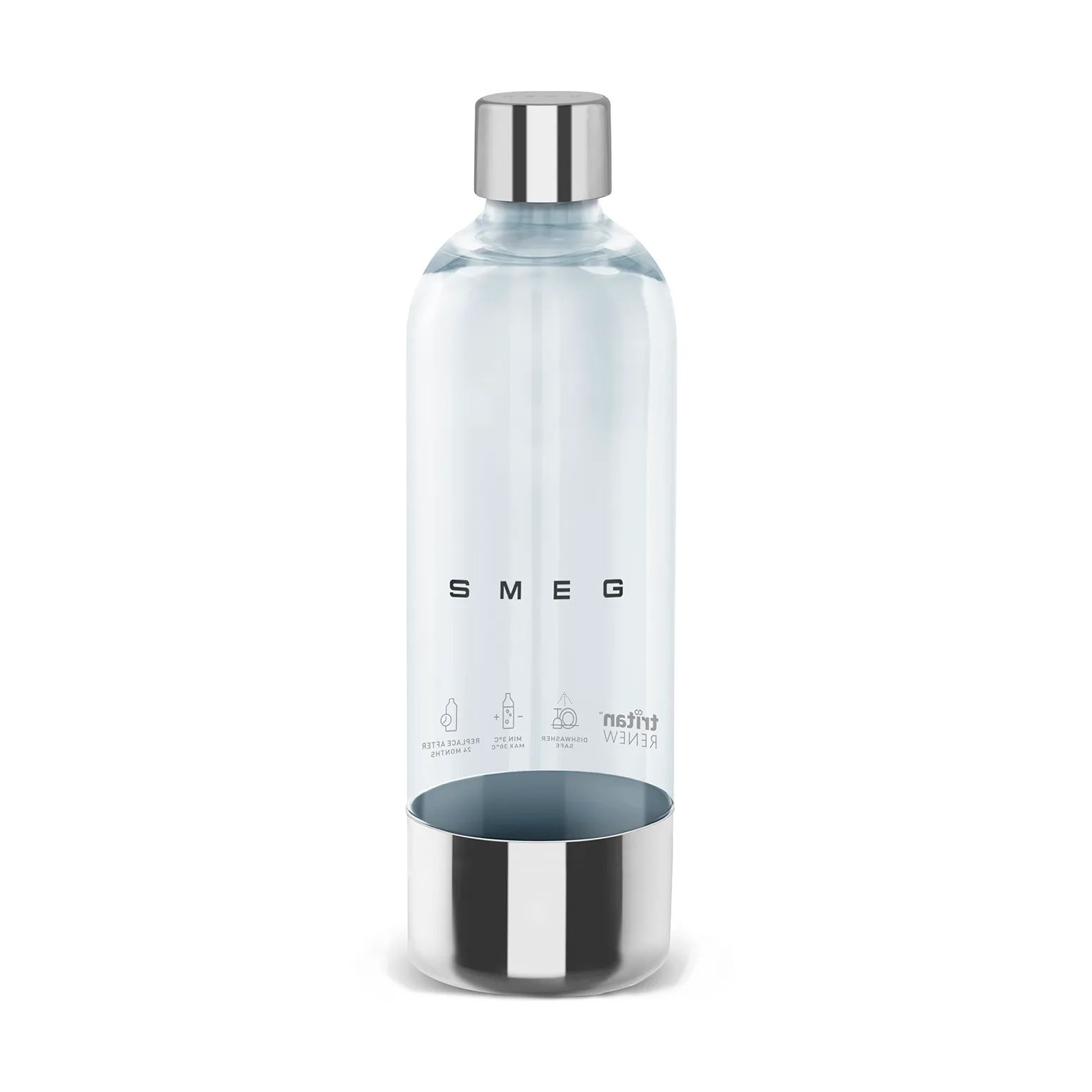 Smeg flaske til sodamaker, Transparent Smeg
