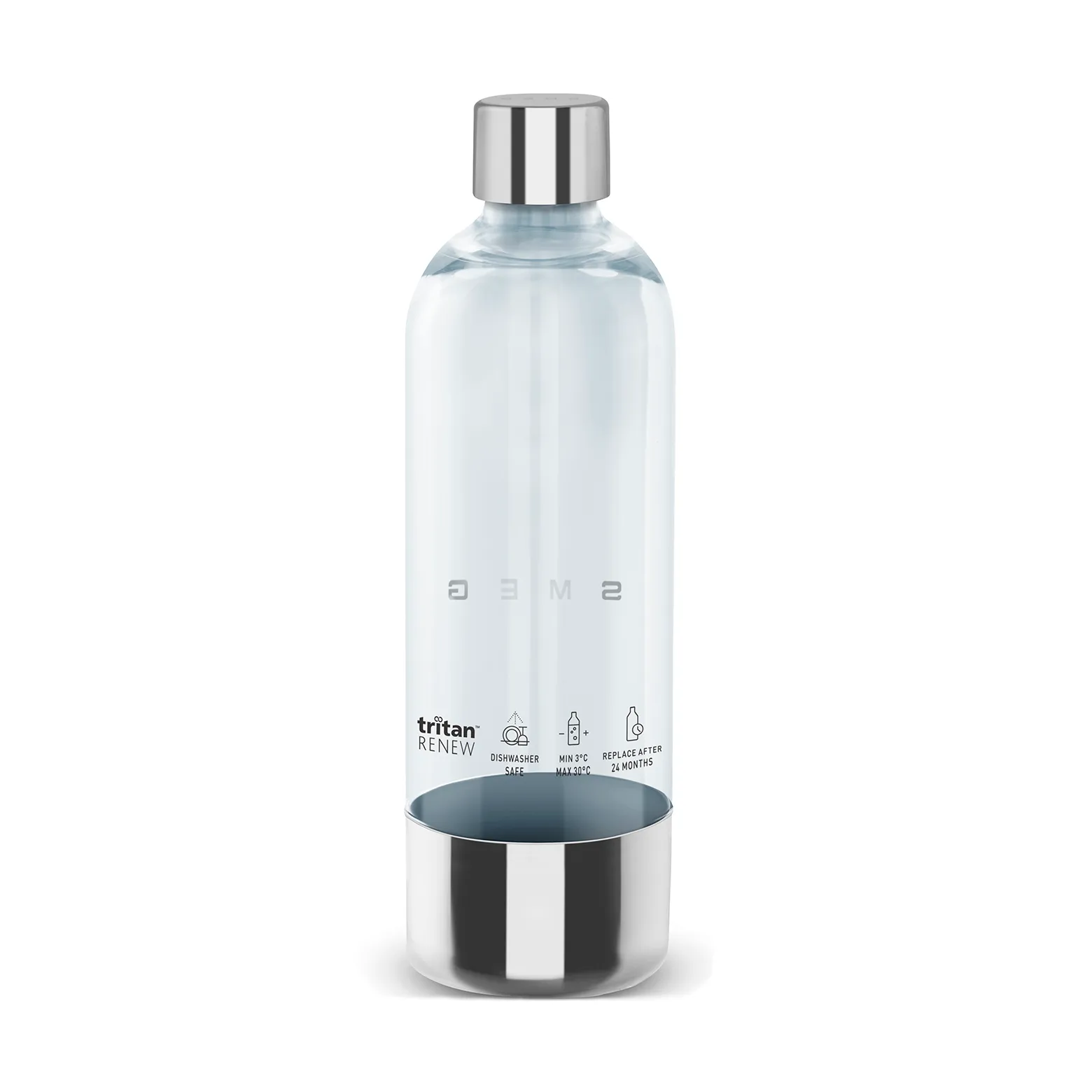 Smeg flaske til sodamaker, Transparent Smeg