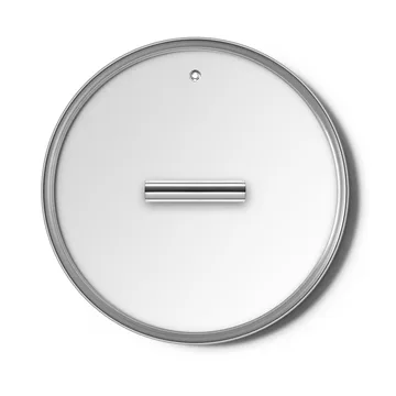 Smeg glasslokk silver - Ø24 cm - Smeg