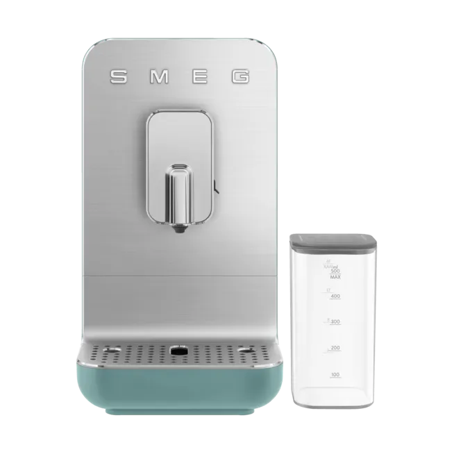 Smeg helautomatisk kaffemaskin med beholder, Emerald Smeg