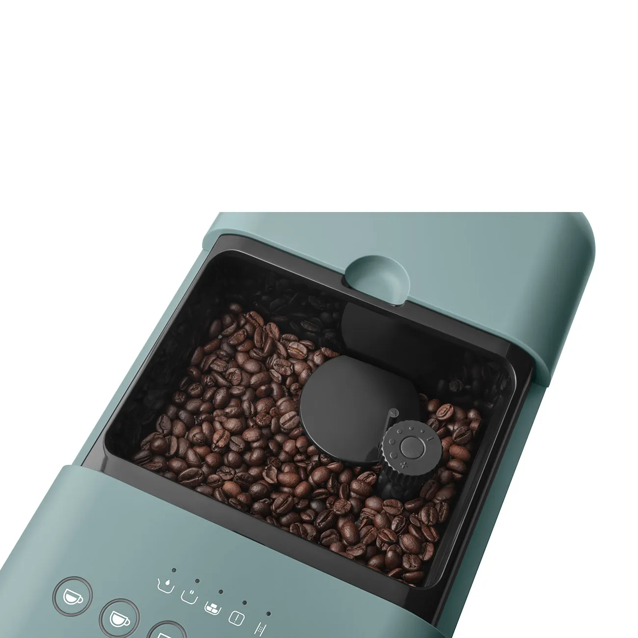 Smeg helautomatisk kaffemaskin med beholder, Emerald Smeg