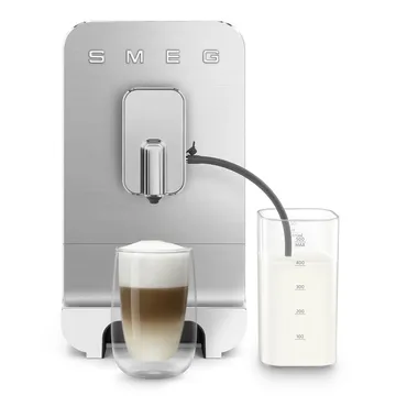 Smeg helautomatisk kaffemaskin med beholder - Hvit - Smeg