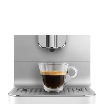 Smeg helautomatisk kaffemaskin med beholder - Hvit - Smeg