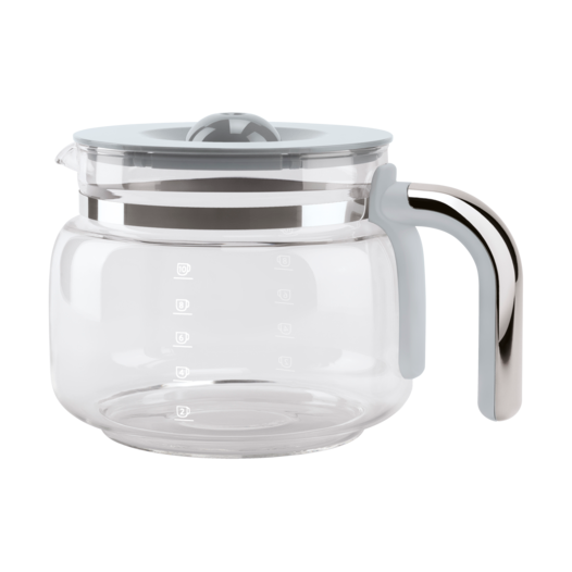 Smeg kaffekanne 1,4 L Transparent | Skandinavisk Design | Gjennomsiktig