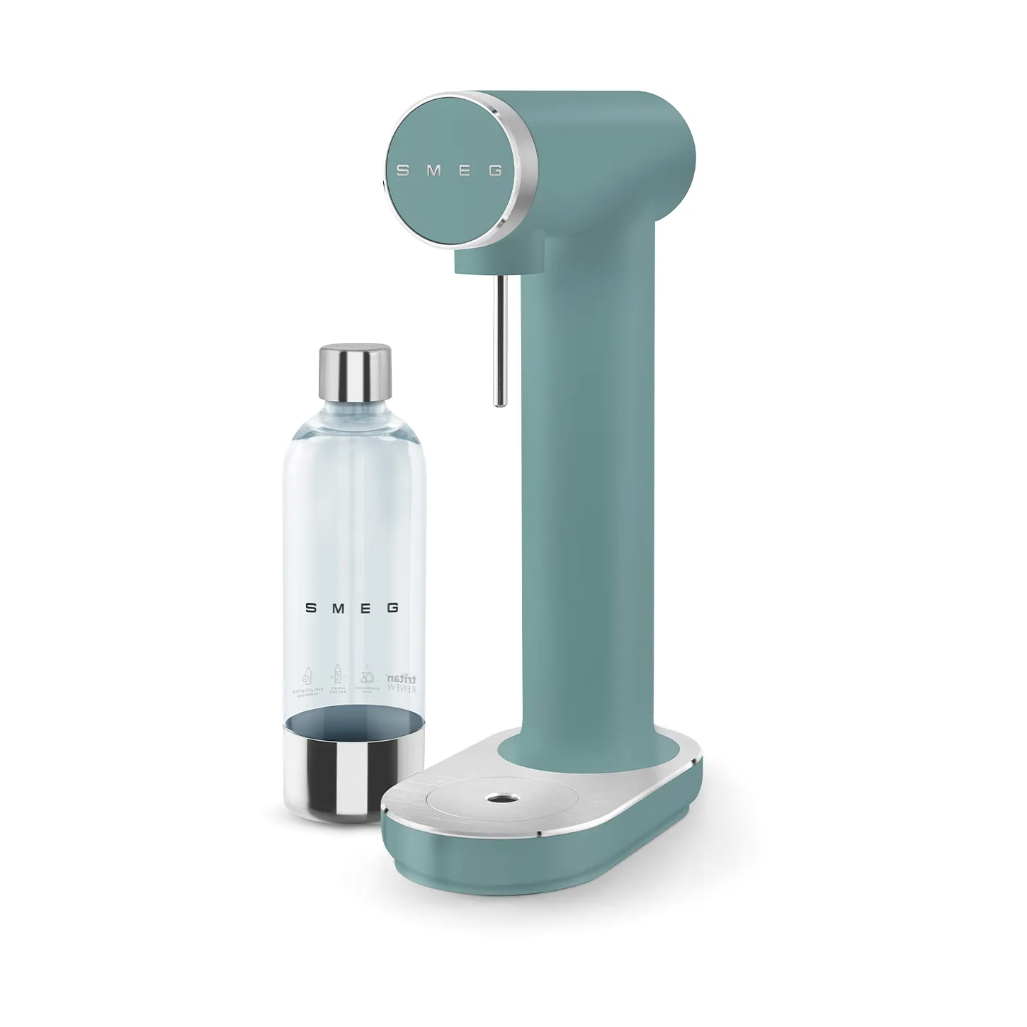 Smeg Sodamaker kullsyremaskin, Emerald green Smeg