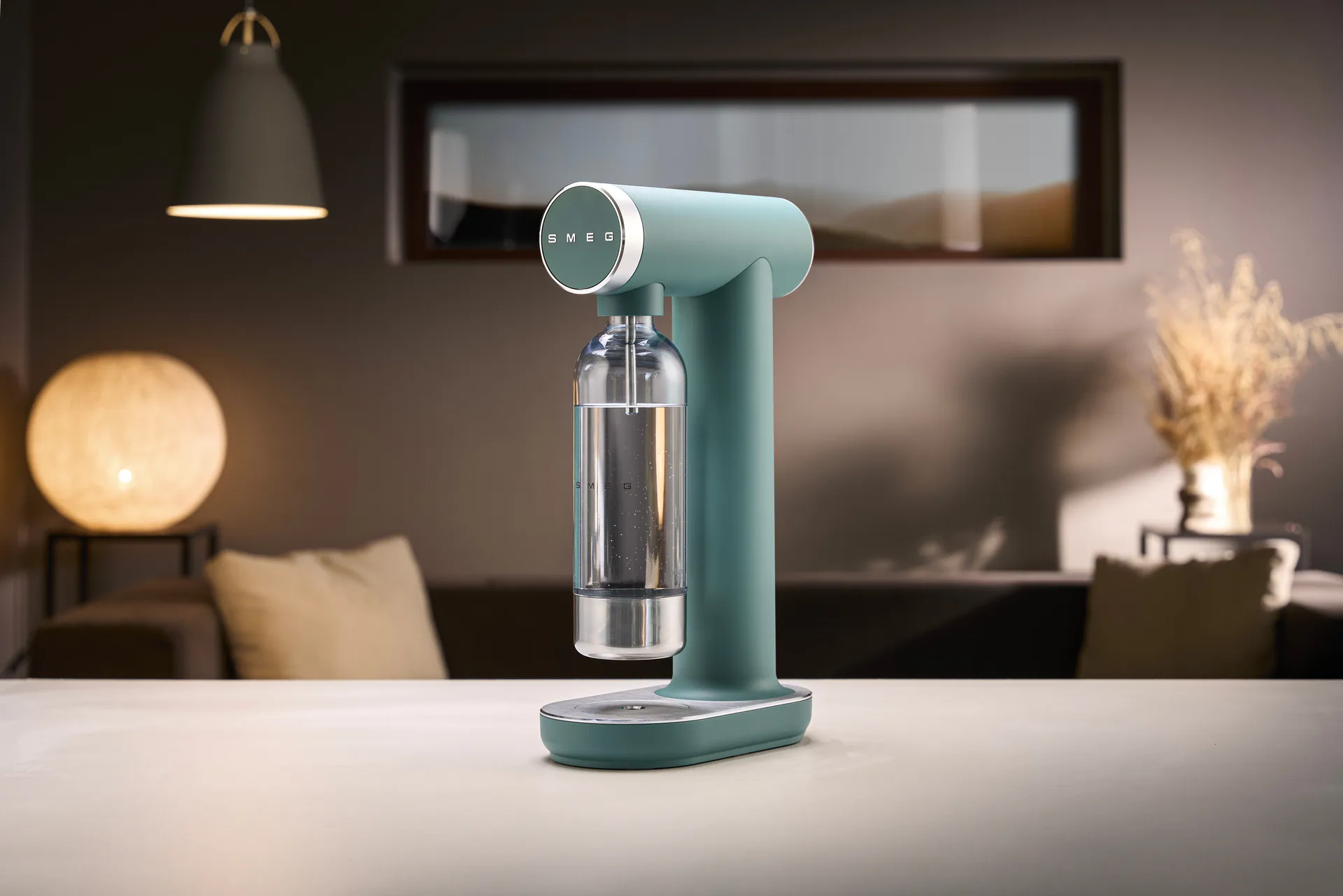 Smeg Sodamaker kullsyremaskin, Emerald green Smeg