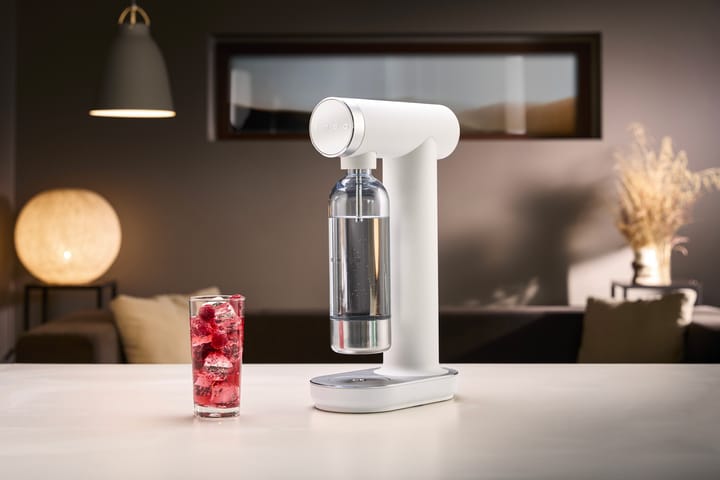 Smeg Sodamaker kullsyremaskin, Matt hvit Smeg