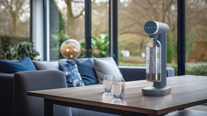 Smeg Sodamaker kullsyremaskin, Storm blue Smeg
