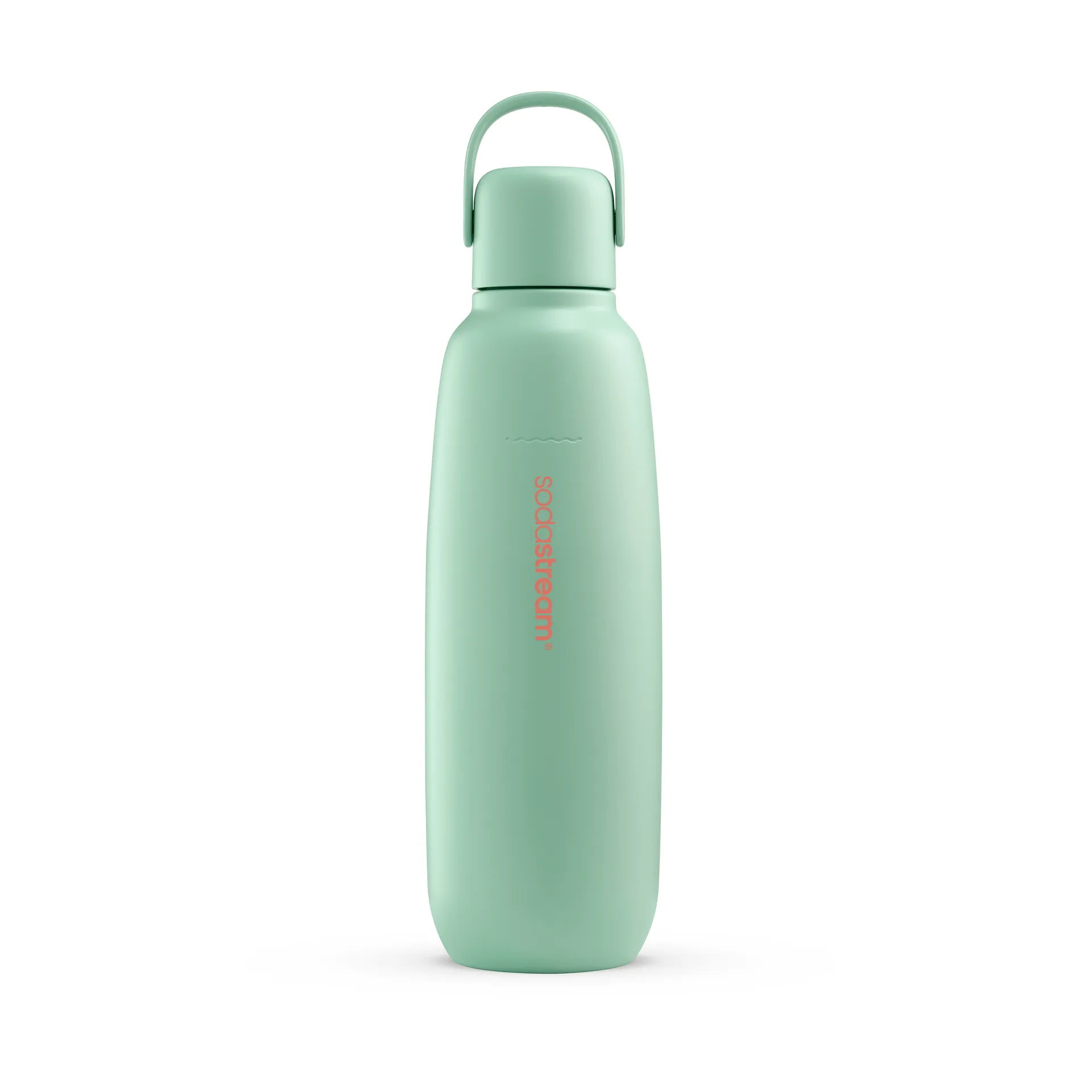 Fizz & Go flaske, Mint-rustfritt stål, 0,9 l Sodastream