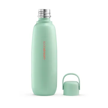 Fizz & Go flaske - Mint-rustfritt stål, 0,9 l - Sodastream