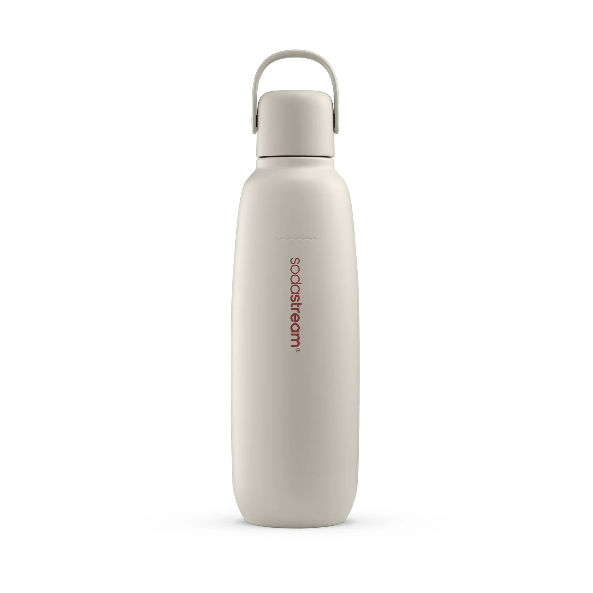 Fizz & Go flaske, Sand-rustfritt stål, 0,9 l Sodastream