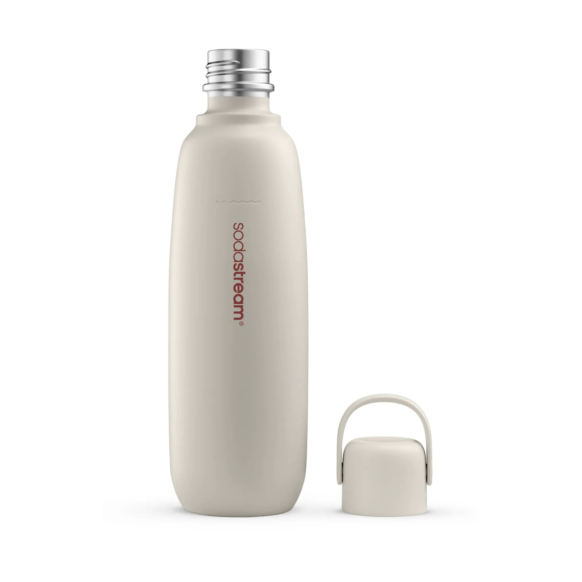 Fizz & Go flaske, Sand-rustfritt stål, 0,9 l Sodastream