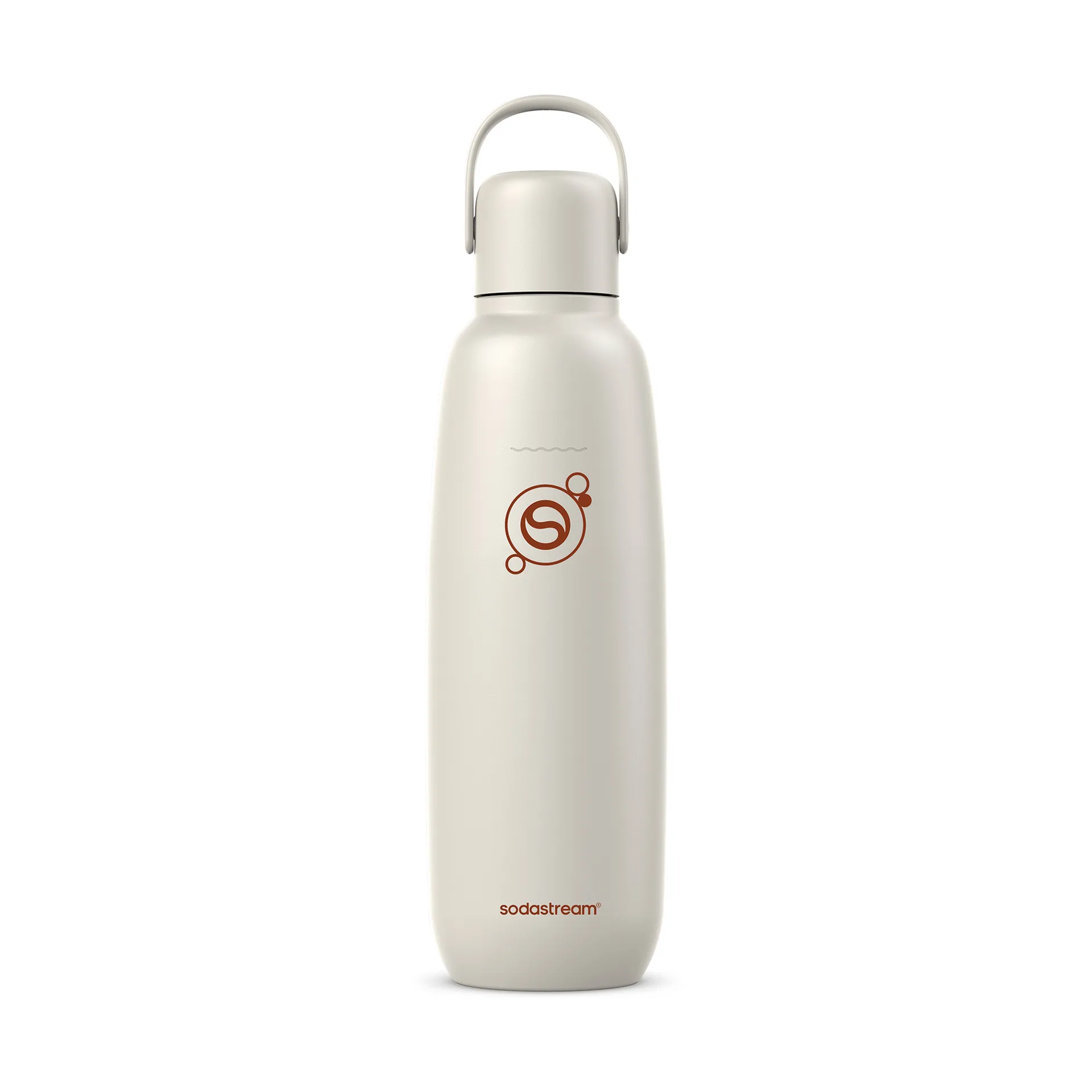 Fizz & Go flaske, Sand-rustfritt stål, 0,9 l Sodastream