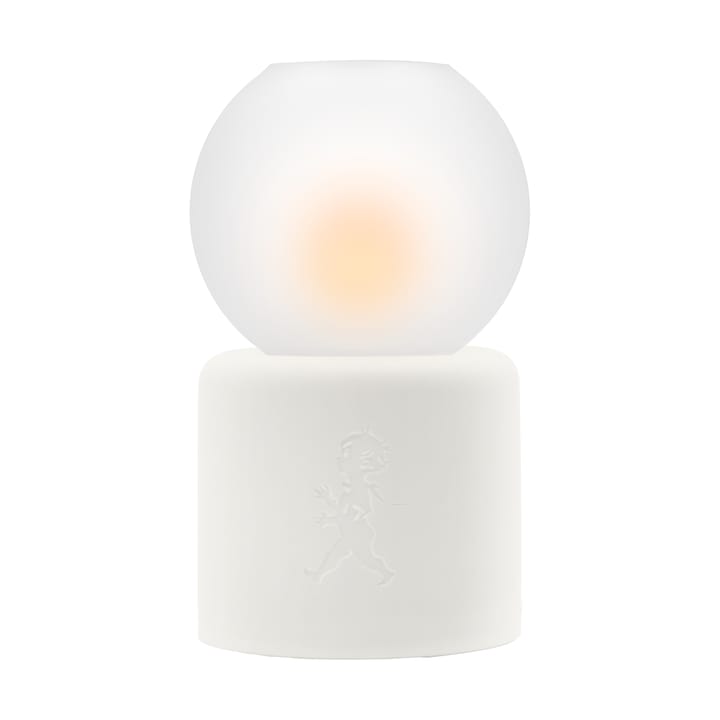 Globe telysholder Ø9,5x17 cm - Hvit - Solstickan Design