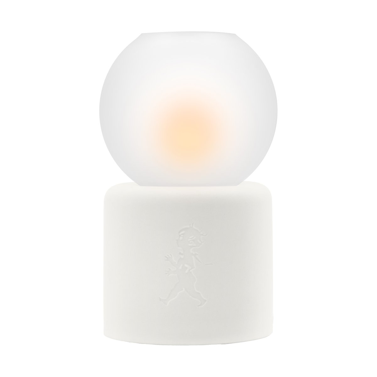 Solstickan Design Globe telysholder Ø9,5x17 cm Hvit
