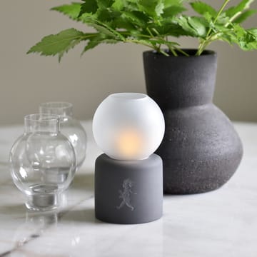 Globe telysholder Ø9,5x17 cm - Mørkgrå - Solstickan Design