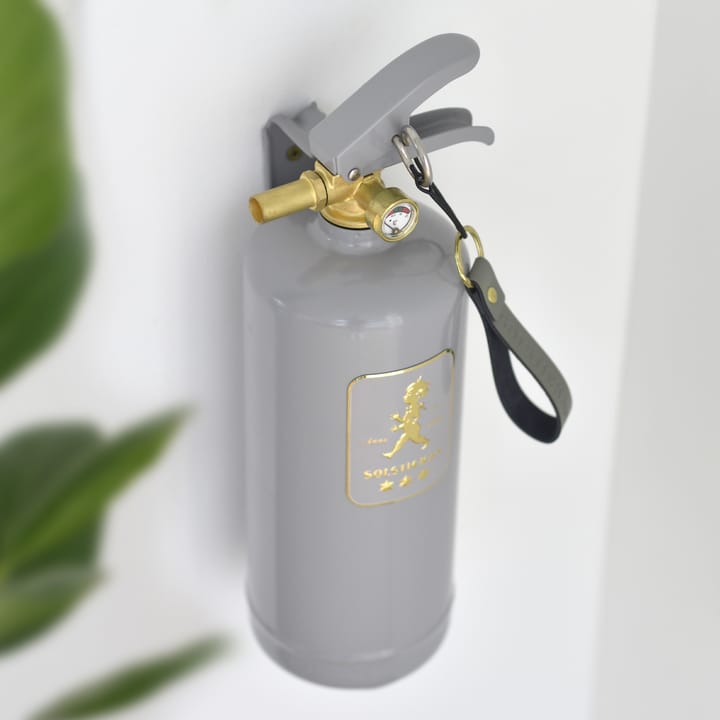 Solstickan brannslukker 2 kg, Design Edition grå-gull Solstickan Design