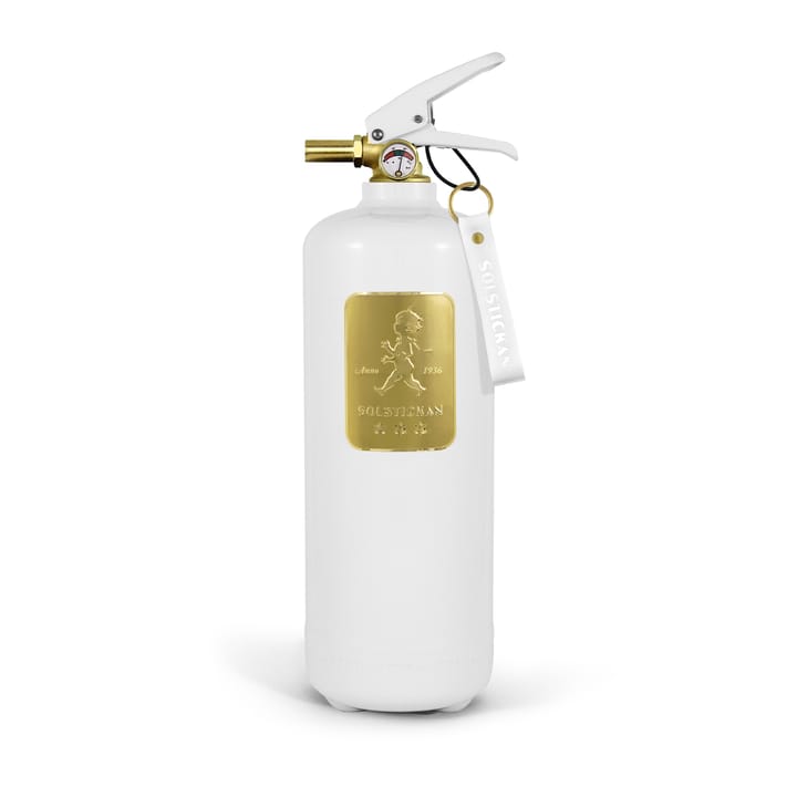 Solstickan brannslukker 2 kg - Hvit-gull - Solstickan Design