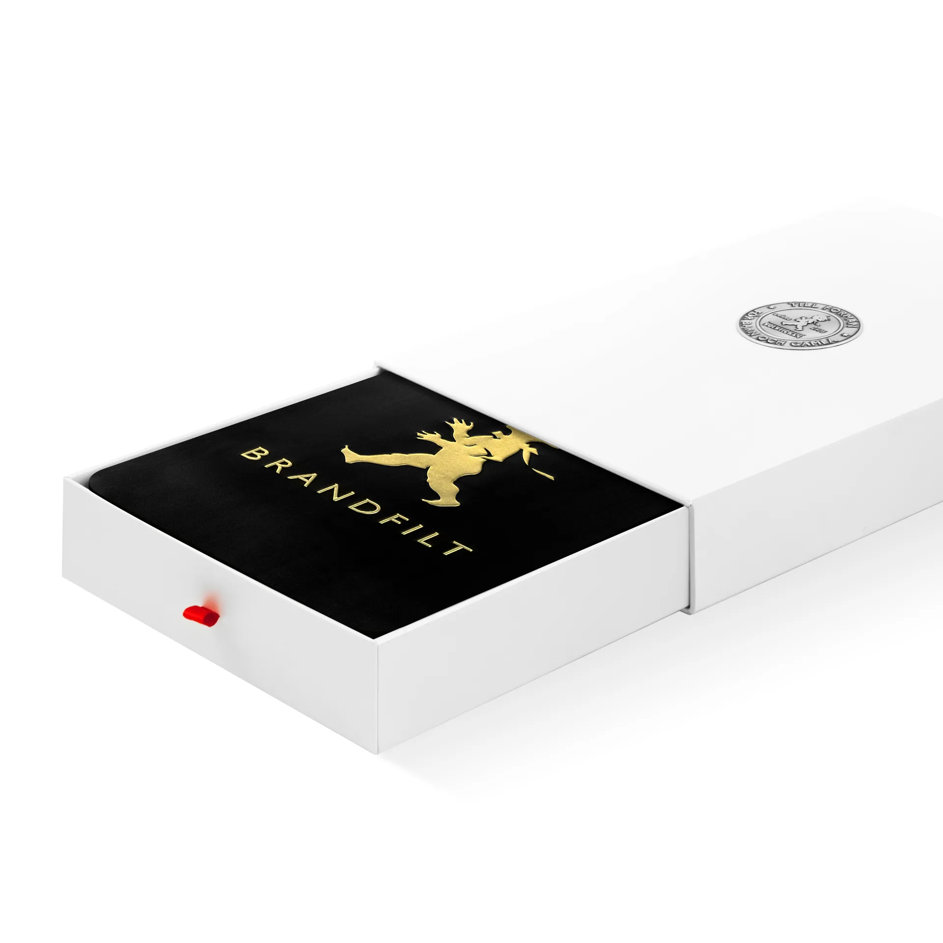 Solstickan brannteppe 120 x 120 cm, Svart-gull Solstickan Design