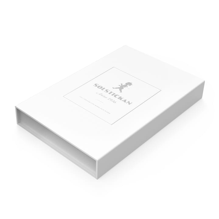 Solstickan brannteppe 16 x 2,7 x 25 cm, Hvit høyblank Solstickan Design