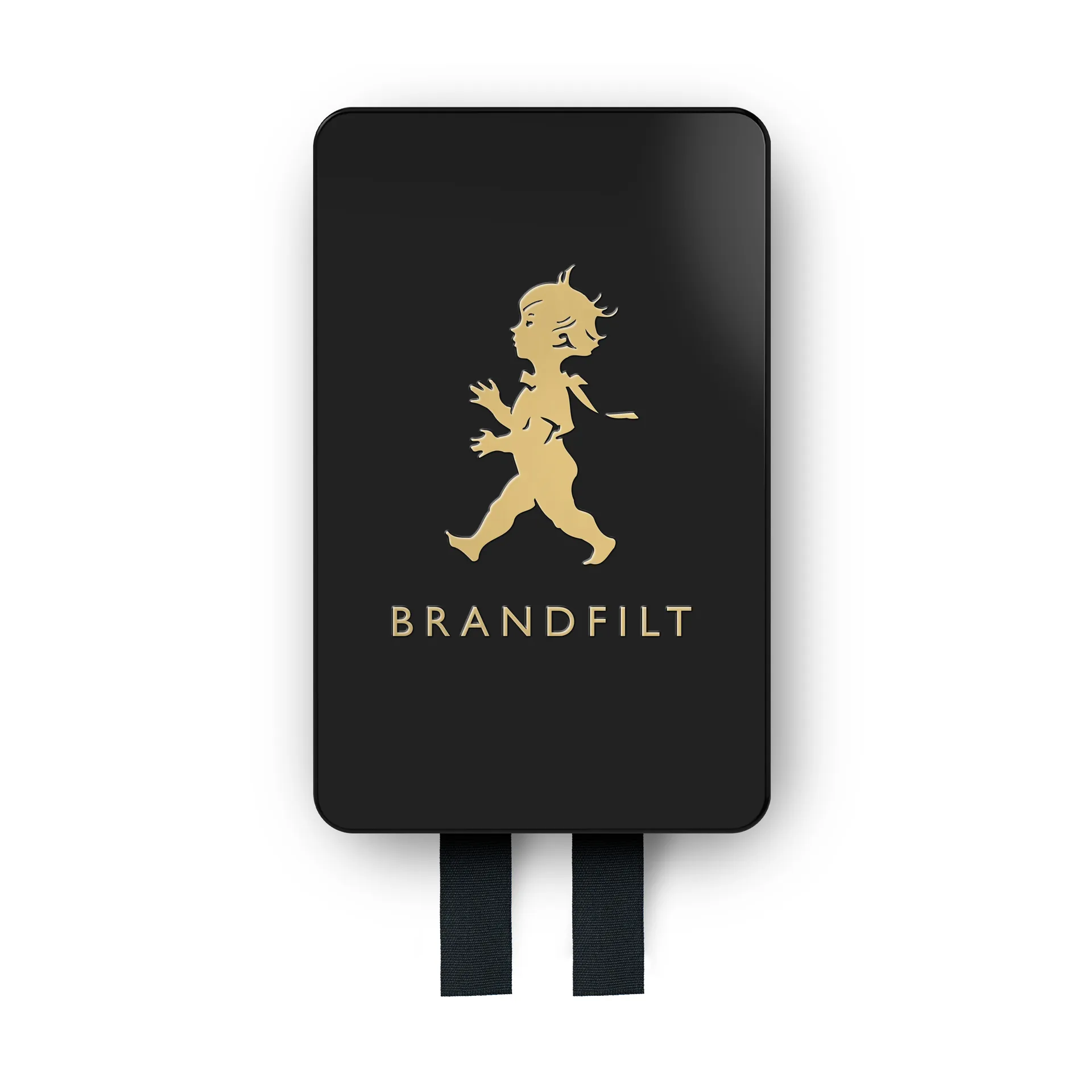 Solstickan brannteppe 16 x 2,7 x 25 cm, Sort-gull Solstickan Design