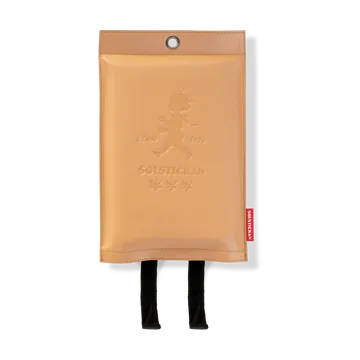 Solstickan brannteppe skinn 120 x 120 cm - Lyst skinn - Solstickan Design