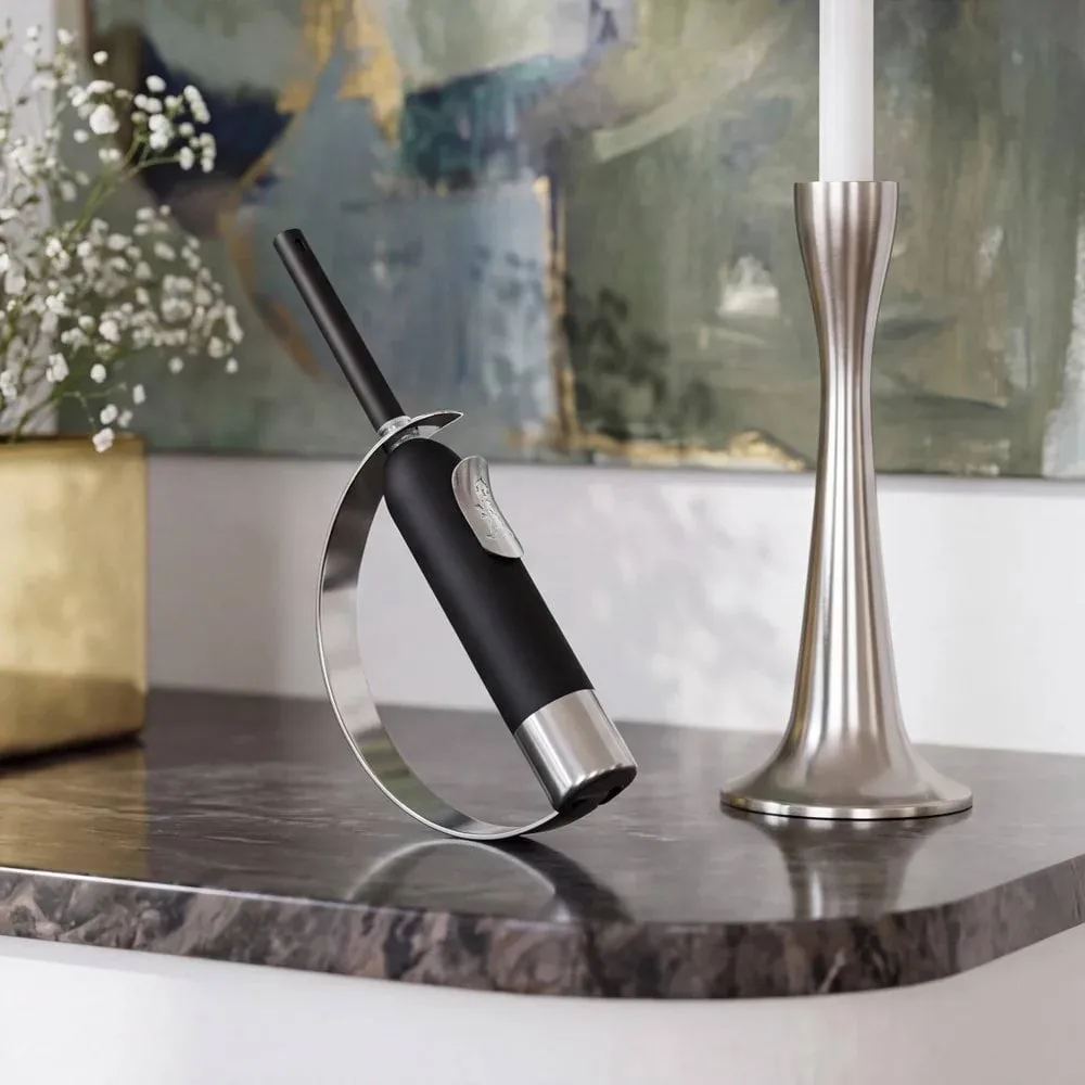 Solstickan flammelighter lighter, Svart-sølv Solstickan Design