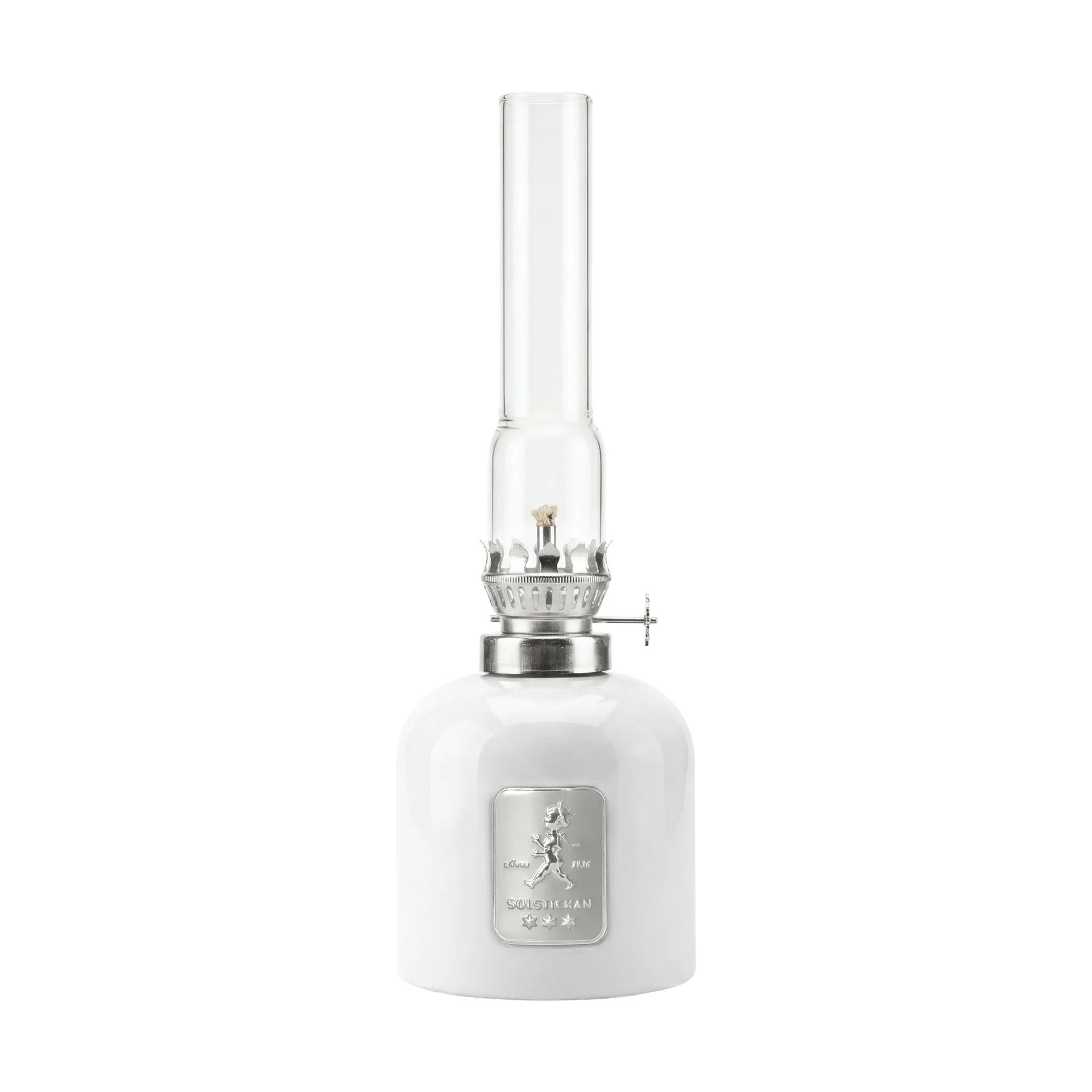 Solstickan fotogenlampe, Hvit, Ø8x24 cm Solstickan Design
