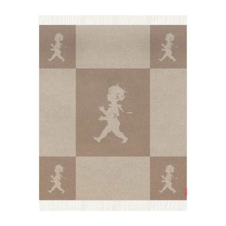 Solstickan pledd merinoull 130 x 170 cm - Sand - Solstickan Design
