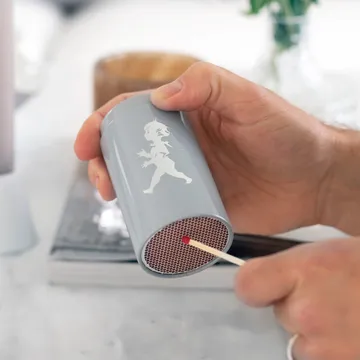 Solstickan rør med fyrstikker 100-pakning - Grå - Solstickan Design