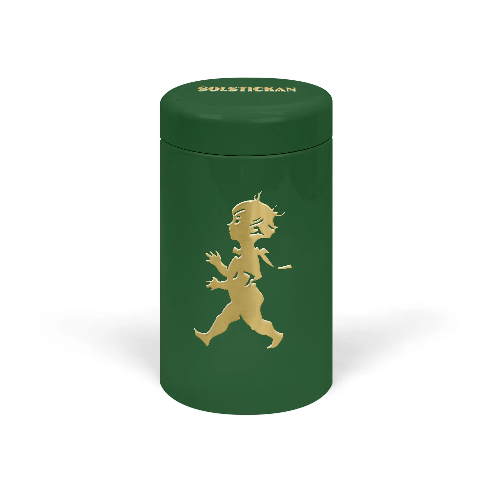 Solstickan rør med fyrstikker 100-pk, Grønn-gull Solstickan Design