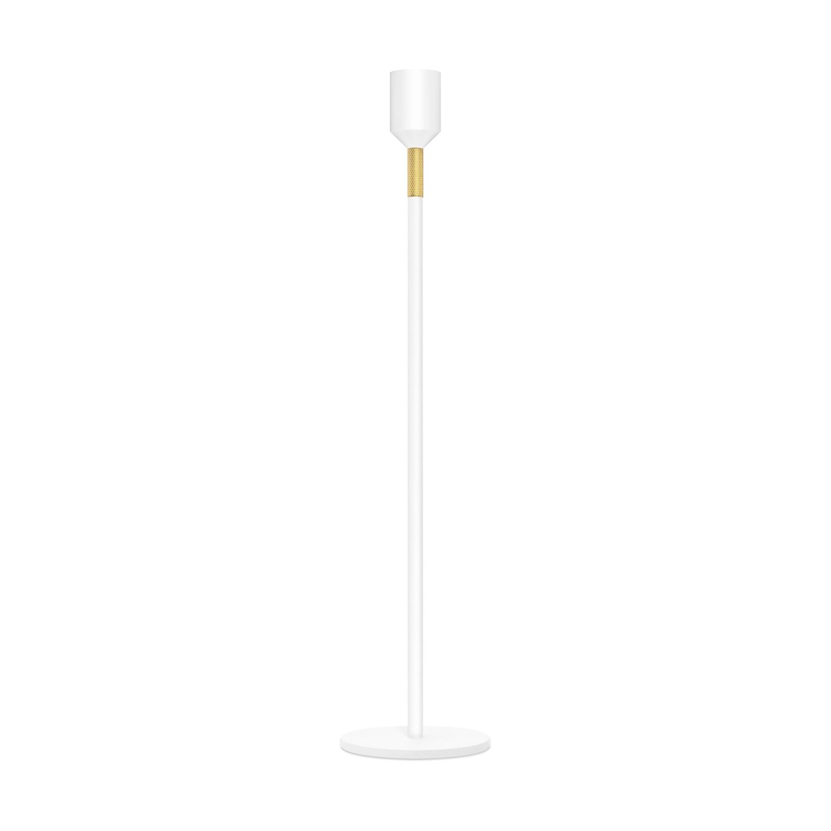 Solstickan Design Three Stars lysestake L 34 cm Hvit