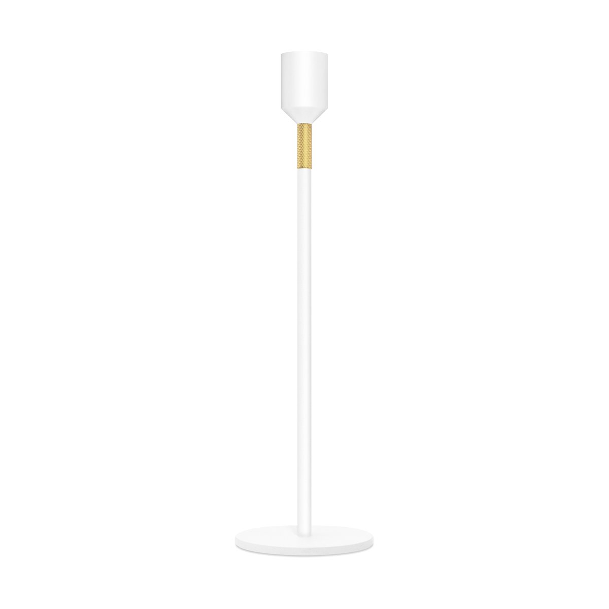 Solstickan Design Three Stars lysestake M 27 cm Hvit