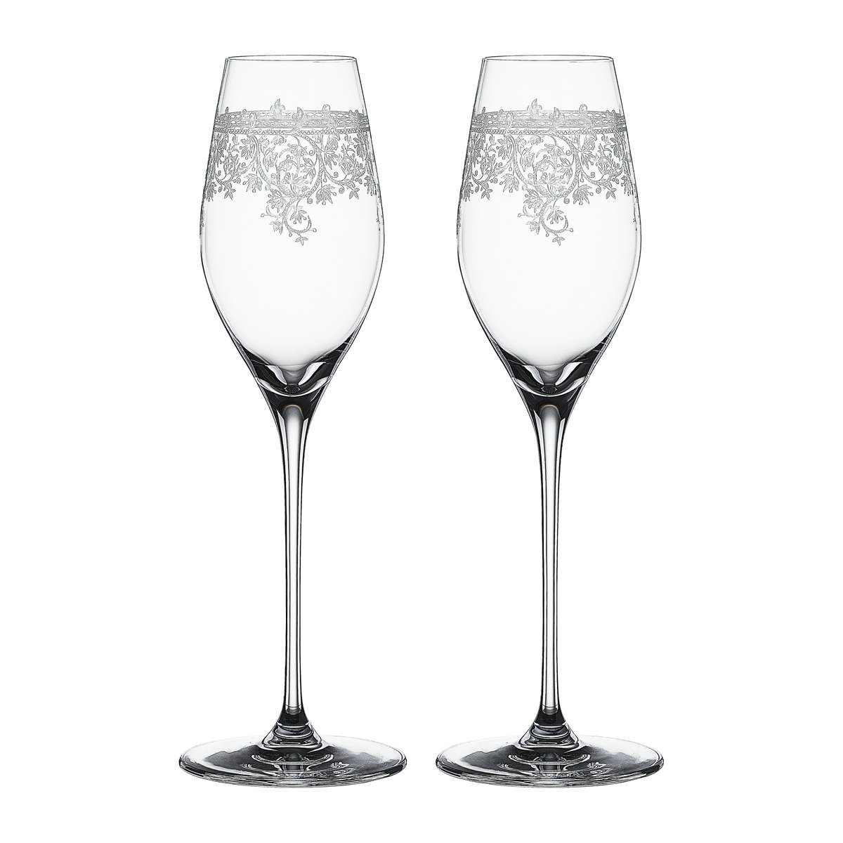 Arabesque champagneglass 30 cl 2-pakning Klar