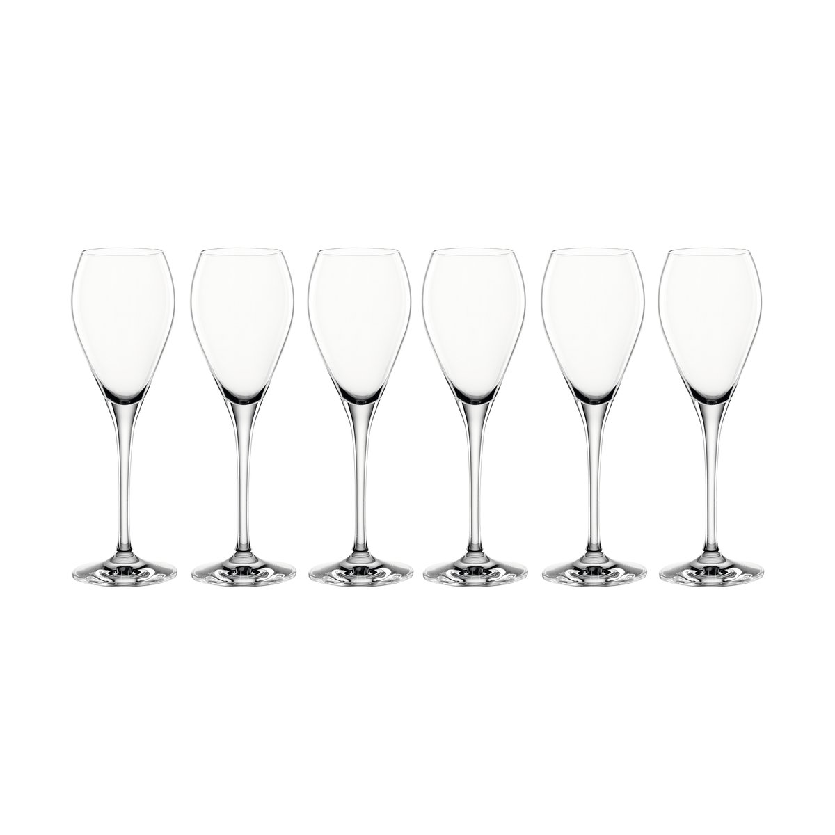 Spiegelau Party champagneglass 16 cl 6-pk | Skandinavisk Design | Champagneglass | Gjennomsiktig