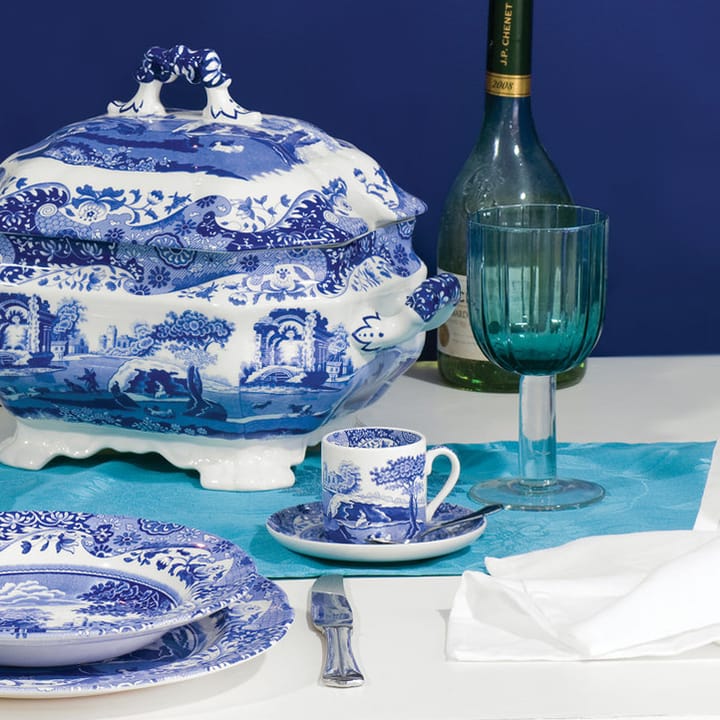 Blue Italian kaffekopp med skål - 9 cl - Spode