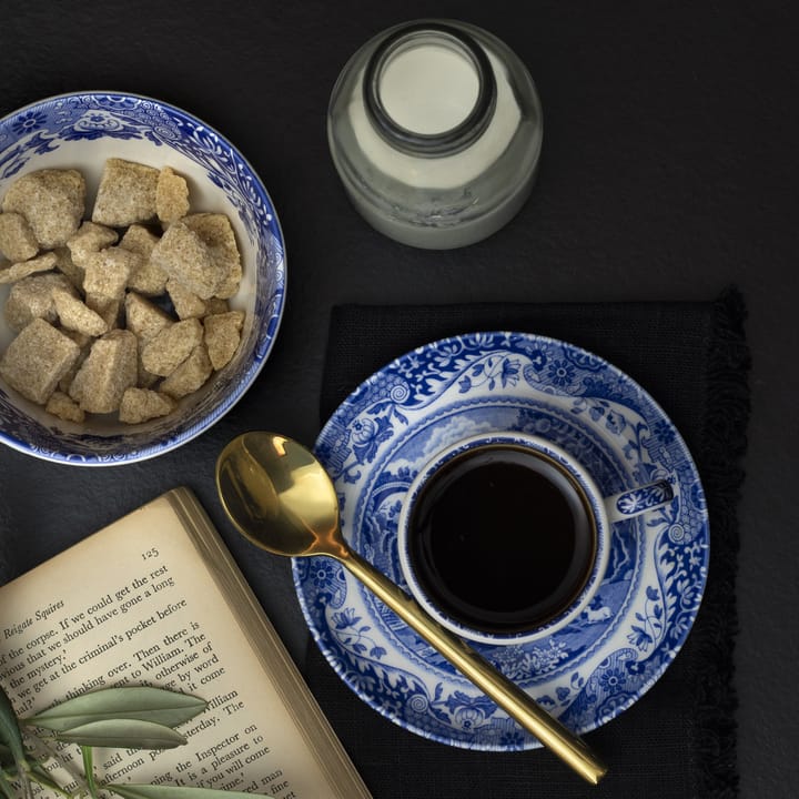 Blue Italian kaffekopp med skål, 9 cl Spode