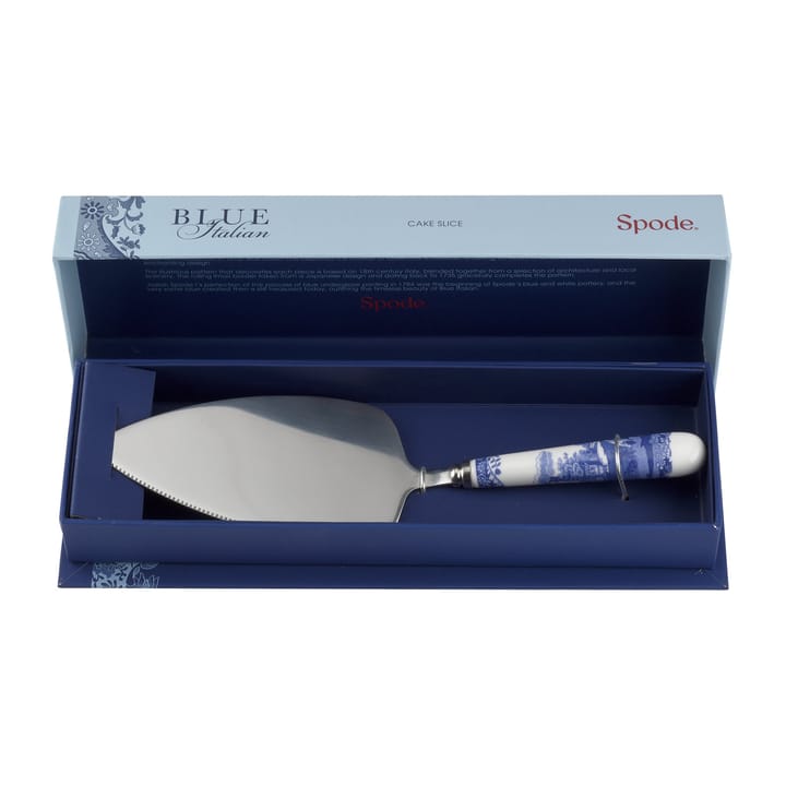 Blue Italian kakespade 25 cm - Keramikk-rustfritt stål - Spode