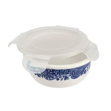 Blue Italian oppbevaringsboks med lokk - 13 cm - Spode
