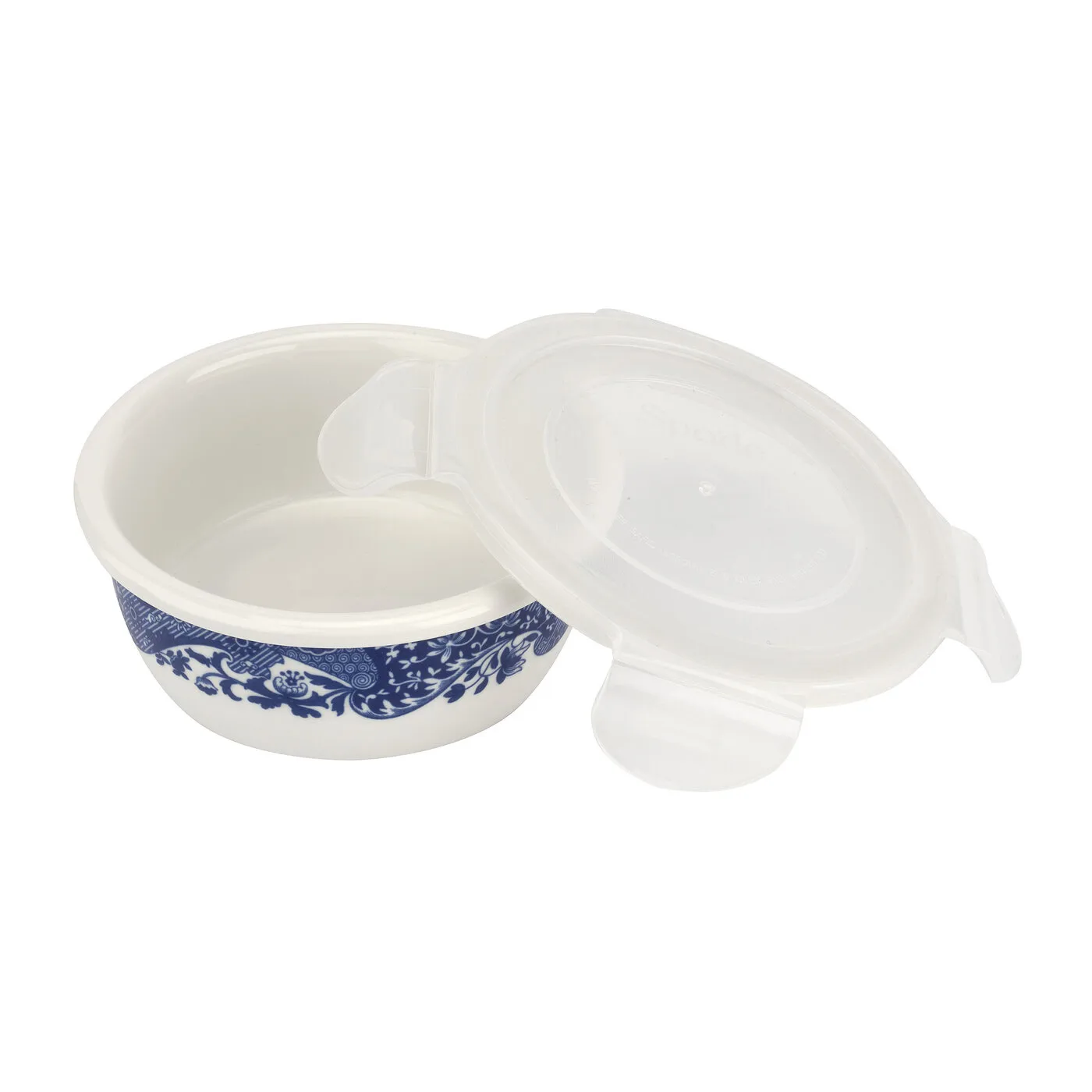 Blue Italian oppbevaringsboks med lokk, 13 cm Spode