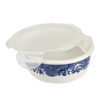 Blue Italian oppbevaringsboks med lokk - 15 cm - Spode