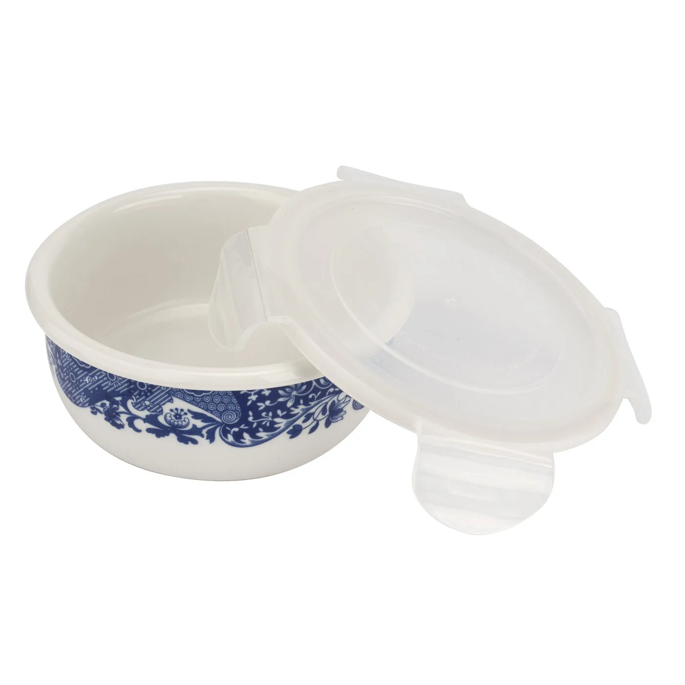 Blue Italian oppbevaringsboks med lokk, 15 cm Spode