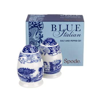 Blue Italian salt- og peppersett - 7,5 cm - Spode