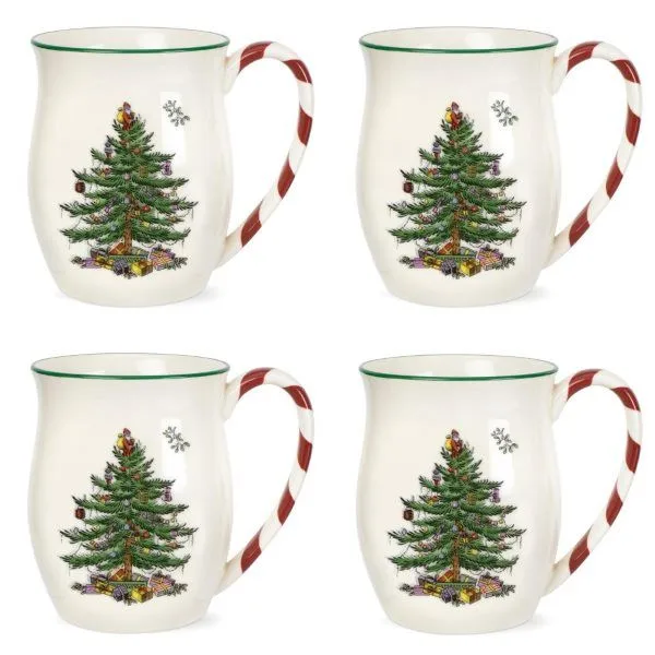 Christmas Tree krus 40 cl 4-pakning, Peppermint Spode