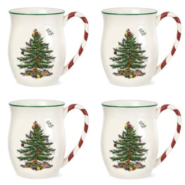 Christmas Tree krus 40 cl 4-pakning - Peppermint - Spode
