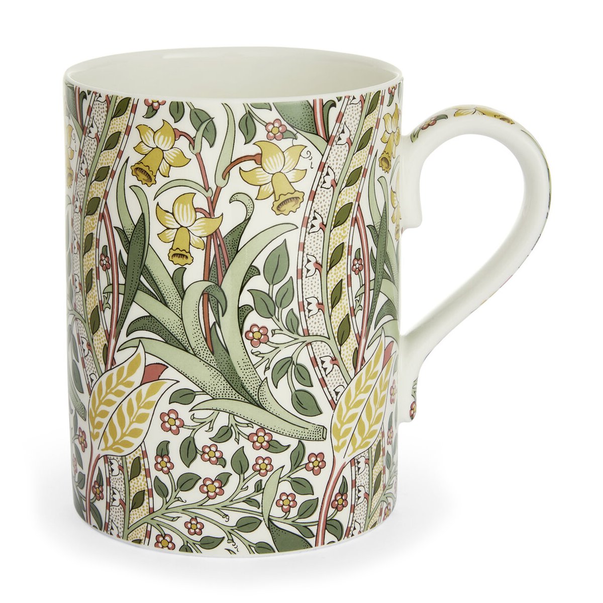 Spode Daffodil kopp 35 cl Bayleaf madder