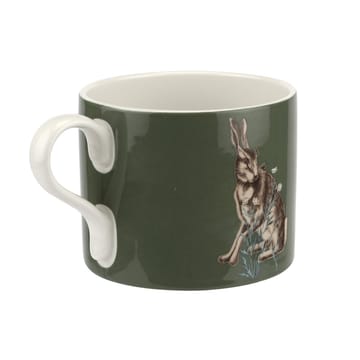 Forest Hare & Michaelmas Daisy kopp 34 cl 2-stk. - Grønn - Spode
